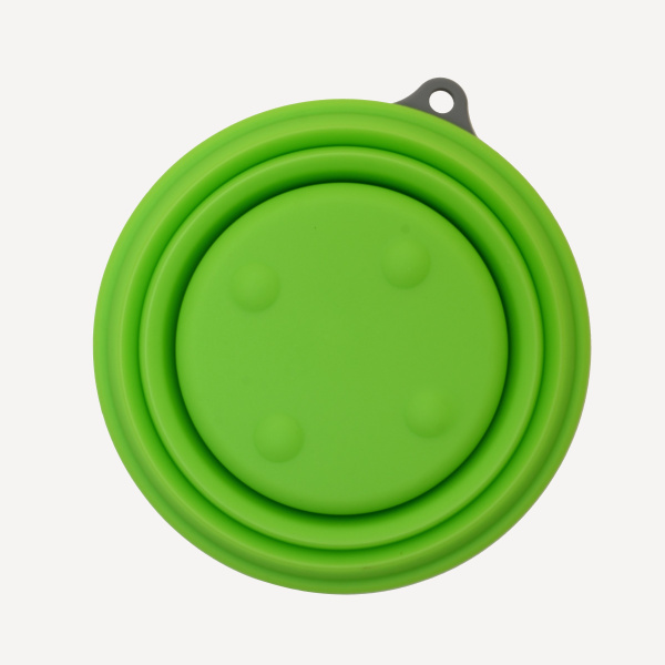 Миска складная GORAA Silicone Cup 0.5L (GreenGrass/Grey; 500мл)
